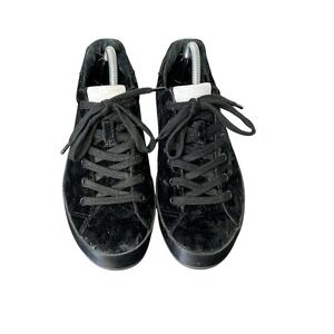 Rag & Bone New York RB1 Black Velvet Low Top Sneakers Women's Sz 36.5 (US 6.5)